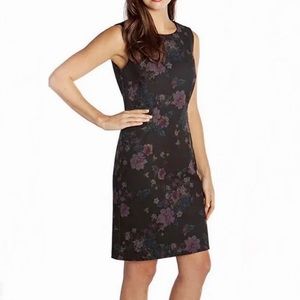 Mario Serrani Designer Work/Party Faded Floral L Dress